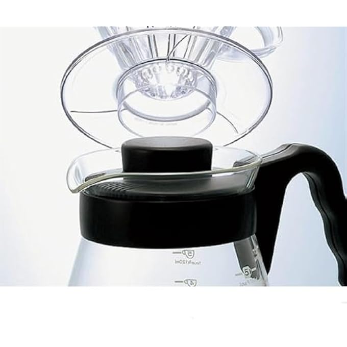 rayihni Glass Coffee Server For Drip Coffee Maker Standard Glass Coffee Carafe Coffee Pot With Lid Clear750Ml - Image 5