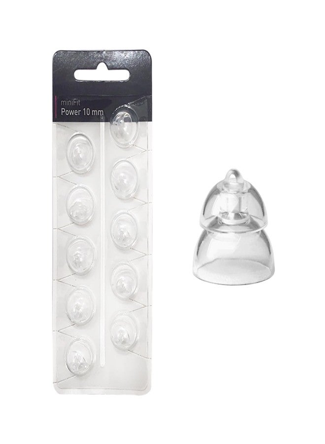 Anico MiniFit Power Domes 6mm/ 8mm/ 10mm/ 12mm for Oticon RITE Hearing Aids with Cleaning Brush Tools Kit (10MM) - Image 2