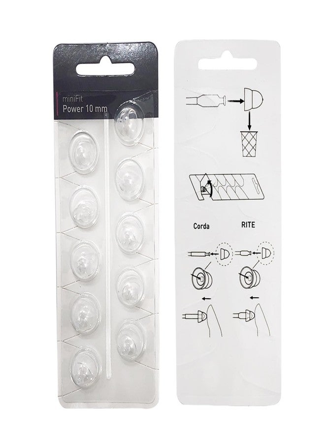 Anico MiniFit Power Domes 6mm/ 8mm/ 10mm/ 12mm for Oticon RITE Hearing Aids with Cleaning Brush Tools Kit (10MM) - Image 3