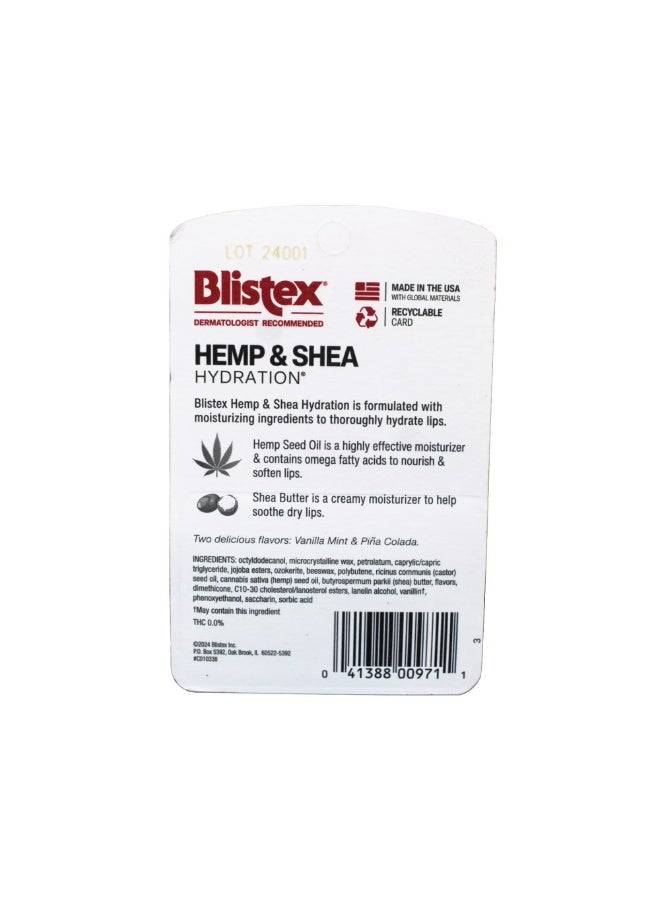 Blistex ترطيب القنب والشيا، 2 عدد - Image 2