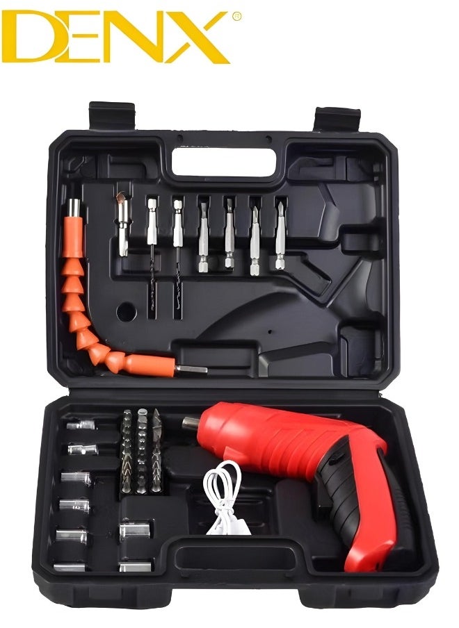 Denx - Dinex Smart Electronic Wireless Drill For Disassembly And Assembly, Equipped With All Sizes - Image 1
