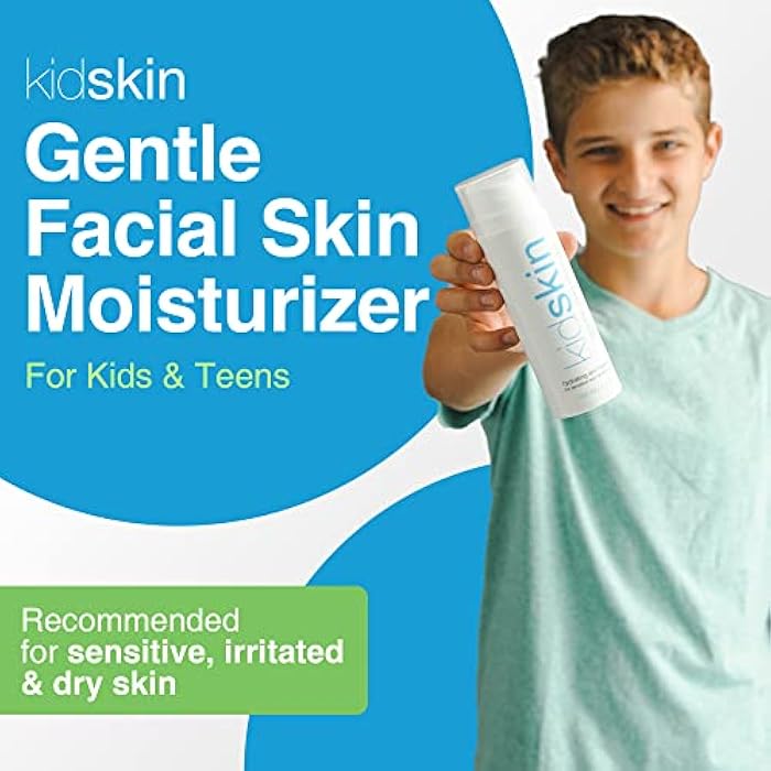 Kidskin - Gentle Skin Moisturizer for Dry Skin and Other Skin Types, Hydrating Face Moisturizer, Vegan Kid and Teen Skin Care, Skincare Products for Face, 2 fl oz. - Image 2