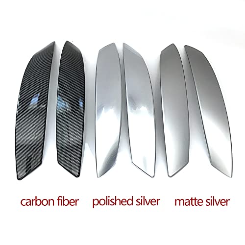 Goodithy Left Right Interior Door Pull Handle Cover Trim Replacement for BMW Z4 E85 E86 20022008 Polished Silver 9177217inches - Image 3