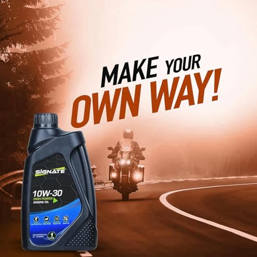 Signate 10W30 4T Scooter Engine Oil 1L | Maximum Engine Protection & Power Formula For High Performance, 1L - Image 5