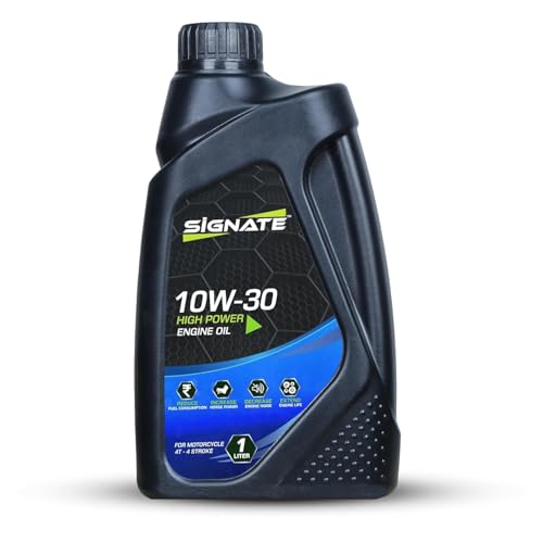 Signate 10W30 4T Scooter Engine Oil 1L | Maximum Engine Protection & Power Formula For High Performance, 1L - Image 1