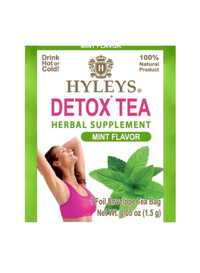 Hyleys Detox Tea for Cleanse - Green Tea with Mint, Ginger & Fennel - Supports Digestion & Detox - 25 Tea Bags (1 Pack) - Image 2