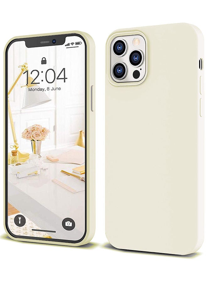 Theodor Protective Case Cover For APPLE IPHONE 12 PRO MAX LIQUID SILICON WHITE - Image 1