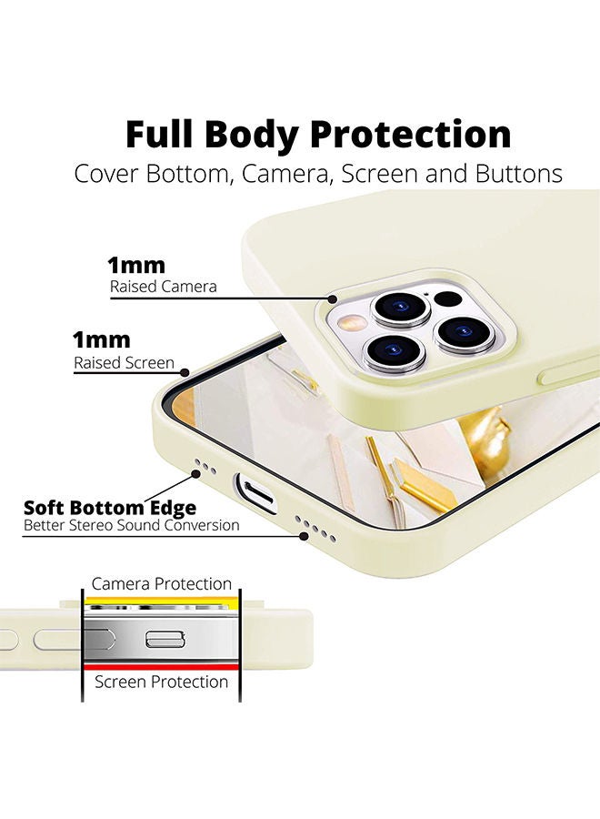 Theodor Protective Case Cover For APPLE IPHONE 12 PRO MAX LIQUID SILICON WHITE - Image 2
