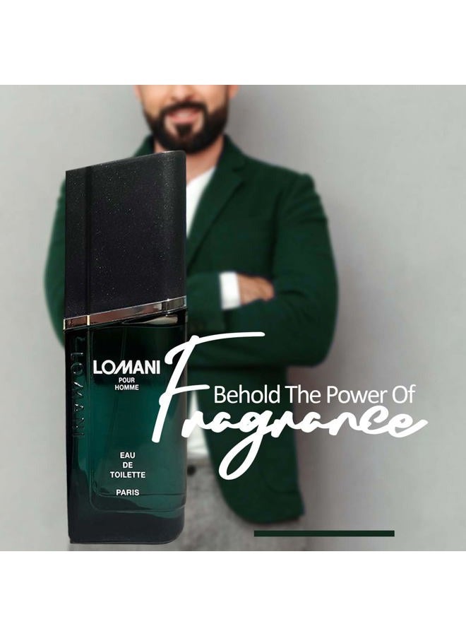 Lomani من لوماني 3.4 أوقية ماء تواليت بخاخ للرجال - Image 5