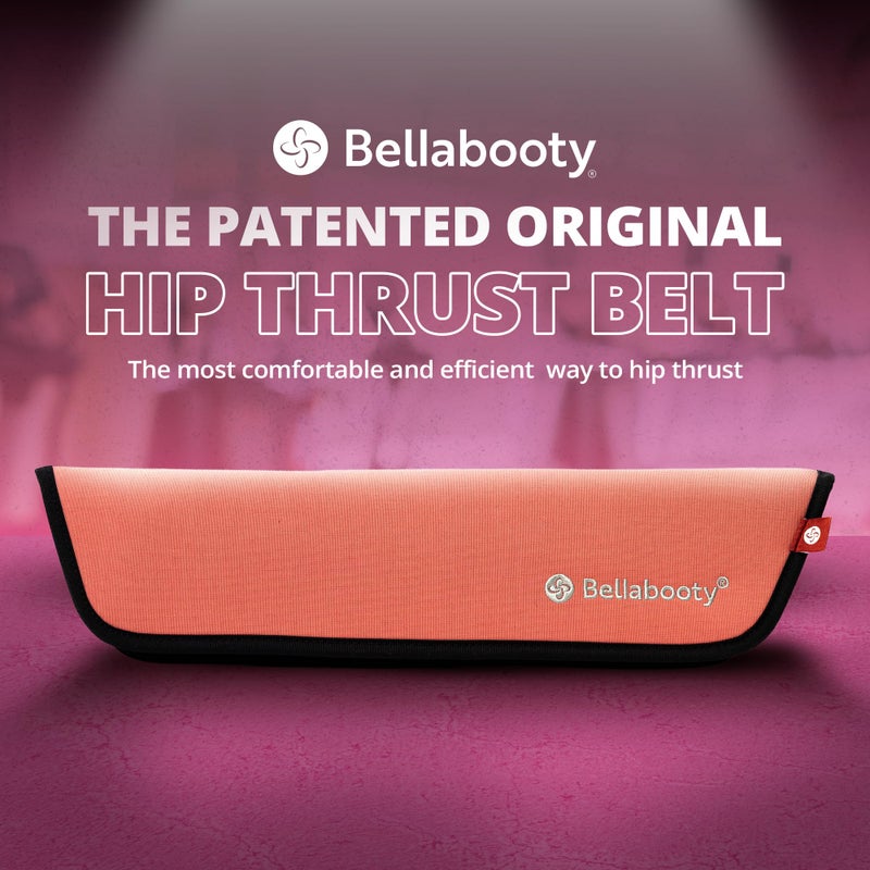 Bellabooty Premium Hip Thrust Belt - Adjustable Exercise Belt for Glutes & Squats, Hip Thrust Pad for Comfort, Versatile Gym Equipment for Home - Weightlifting Belt Support for Women - Pink - Image 2