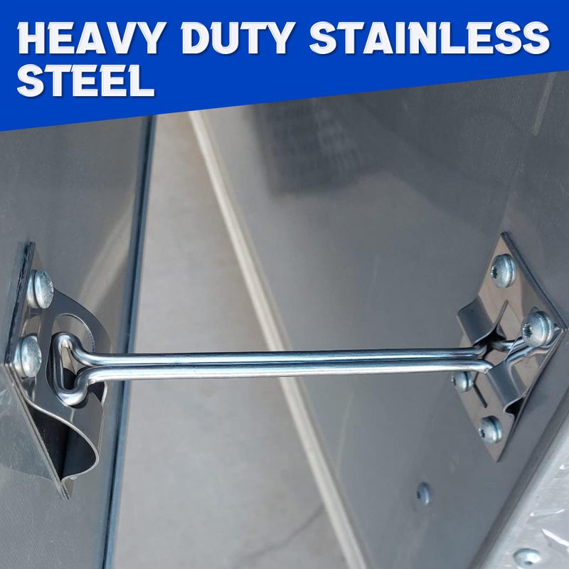 Lonffery Rv Door Latch, RV Door Holder, 304 Stainless Steel Trailer Latch, 4 inches - Image 4