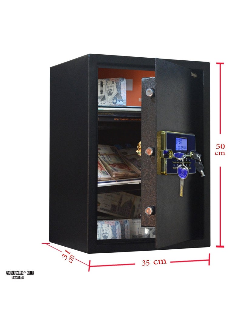 Safety Tech GN50 BLT Electronic Safe with Two-Factor Authentication and Burglar Alarm - by Safety Tech - Image 2