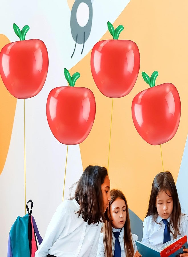 Totelux Inflatable Apple Back to School Decorations Large Red Apple Balloons for Classroom Garden Hanging Photo Prop Birthday Christmas Party Favor 2PCS - Image 5