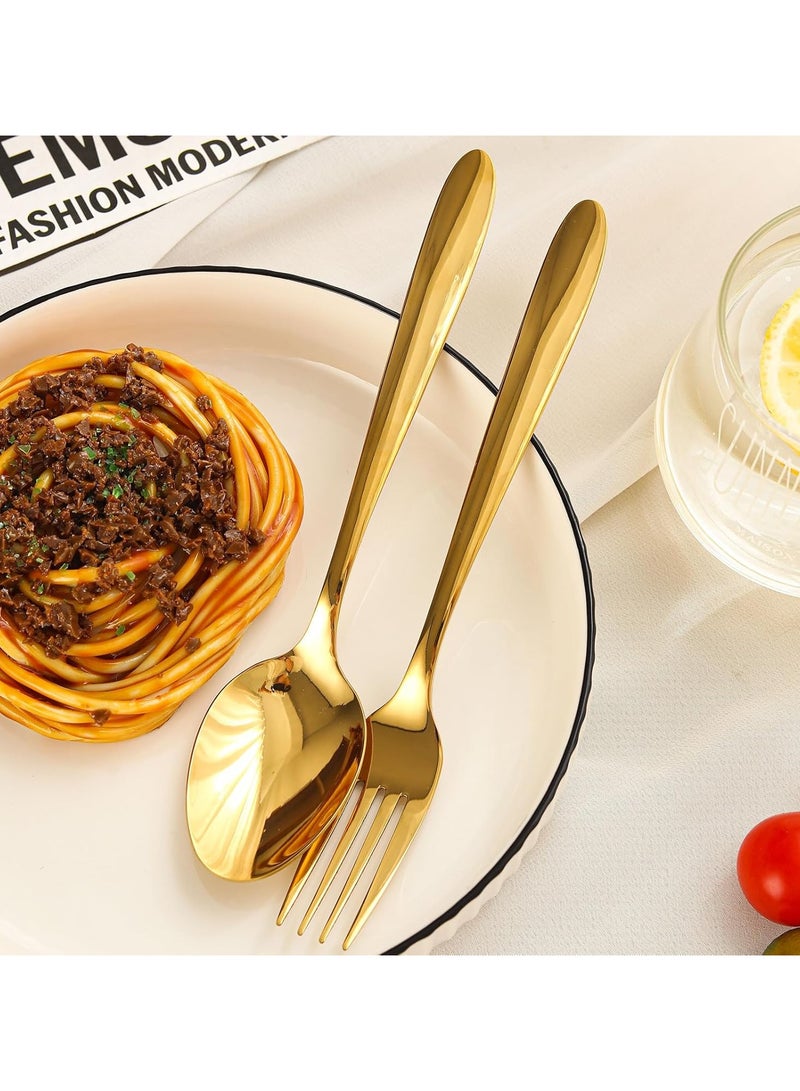 MarkedOne Cutlery Set 24 Pieces Tableware Set with Holding Stand  Flatware Spoon and Fork Set Perfect For Home Hotel Restaurant & More - Image 5