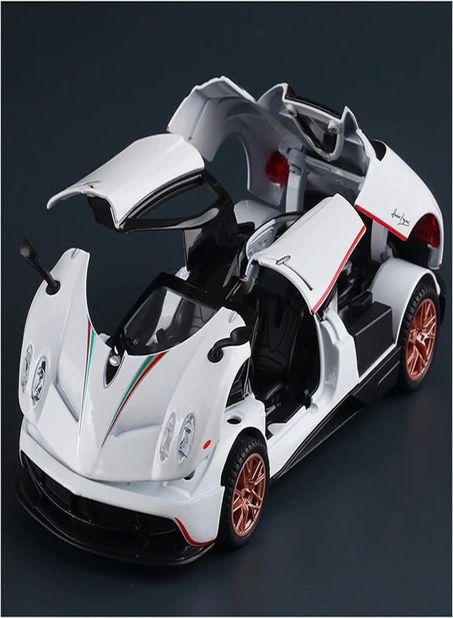 AHBHT Kids Model 1:24 Hayura Die Cast Metal Car Pull Back Action Opening Doors with Realistic Engine Sound Lights Toy Car Gift for Boys - Multi - Image 4