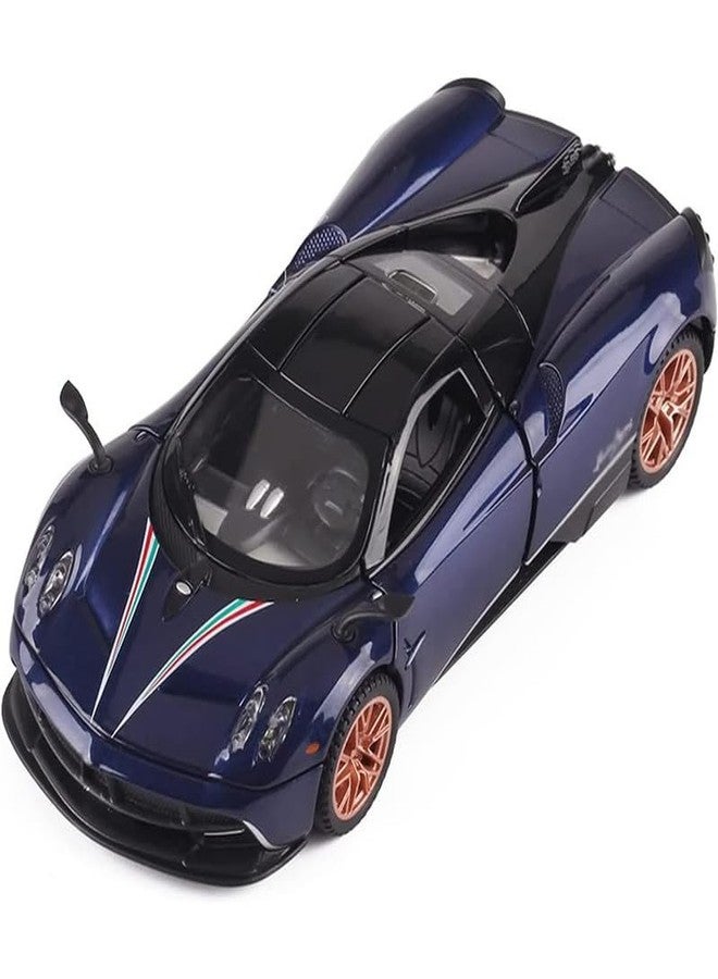 AHBHT Kids Model 1:24 Hayura Die Cast Metal Car Pull Back Action Opening Doors with Realistic Engine Sound Lights Toy Car Gift for Boys - Multi - Image 1