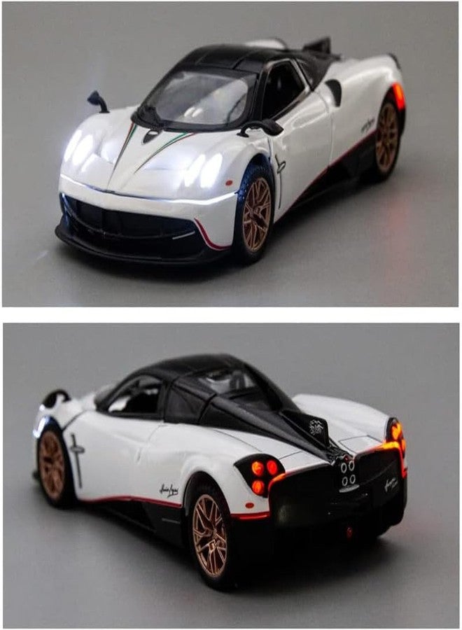 AHBHT Kids Model 1:24 Hayura Die Cast Metal Car Pull Back Action Opening Doors with Realistic Engine Sound Lights Toy Car Gift for Boys - Multi - Image 3