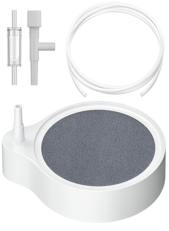 Pawfly Air Stone for Aquarium, 2" Fish Tank Bubbler, Fish Tank Air Stone, Aquarium Bubbler for Air Pump, Oxygen Bubble Diffuser for Bucket, Small Pond & Hydroponics, White - Image 1