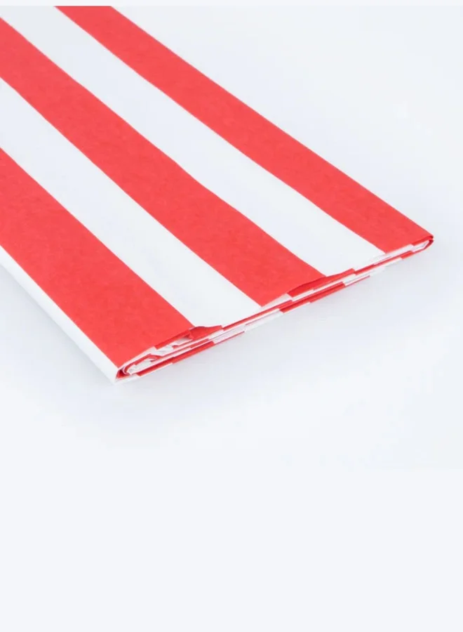 Meri Meri Red Striped Tablecloth