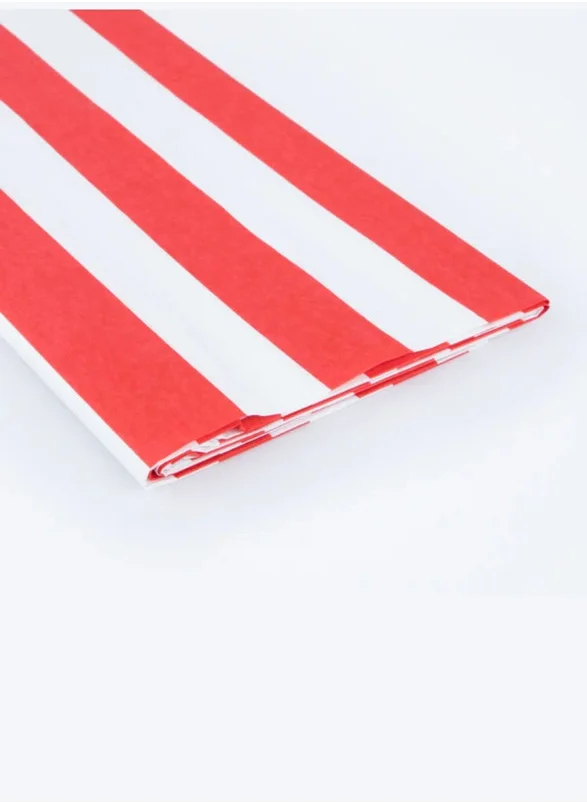 Meri Meri Red Striped Tablecloth