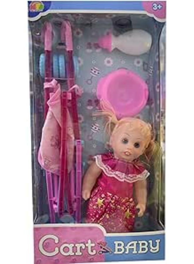 دمية وإكسسوارات للبنات