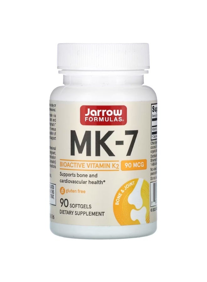 Jarrow Formulase, MK-7, 90 mcg, 90 Softgels