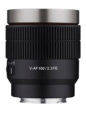 Samyang 100mm T23 Cine Auto Focus Telephoto Lens for Sony EFE Full Frame 8K Ready Unified Color Tone Compact Lightweight Custom Switch - Image 1