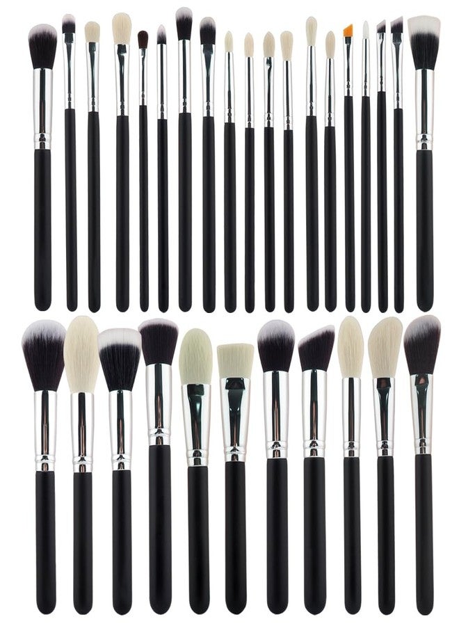 KIRA 30Pcs Professional Makeup Brush Set Original Natural-Synthetic Kabuki Foundation, Face Powder, Highlighter, Contour, Eye Shadow, Eyebrow, Eyeliner, Makeup Tools Kit For Women - Image 1