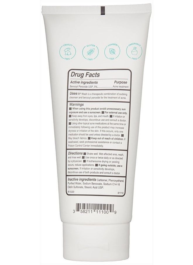 Replenix Acne Wash - Medical Grade 5% Benzoyl Peroxide Face and Body Wash – Soothing Soap-Free Cleanser for Blemish and Acne Prone Skin, 6.7 oz  - Image 2