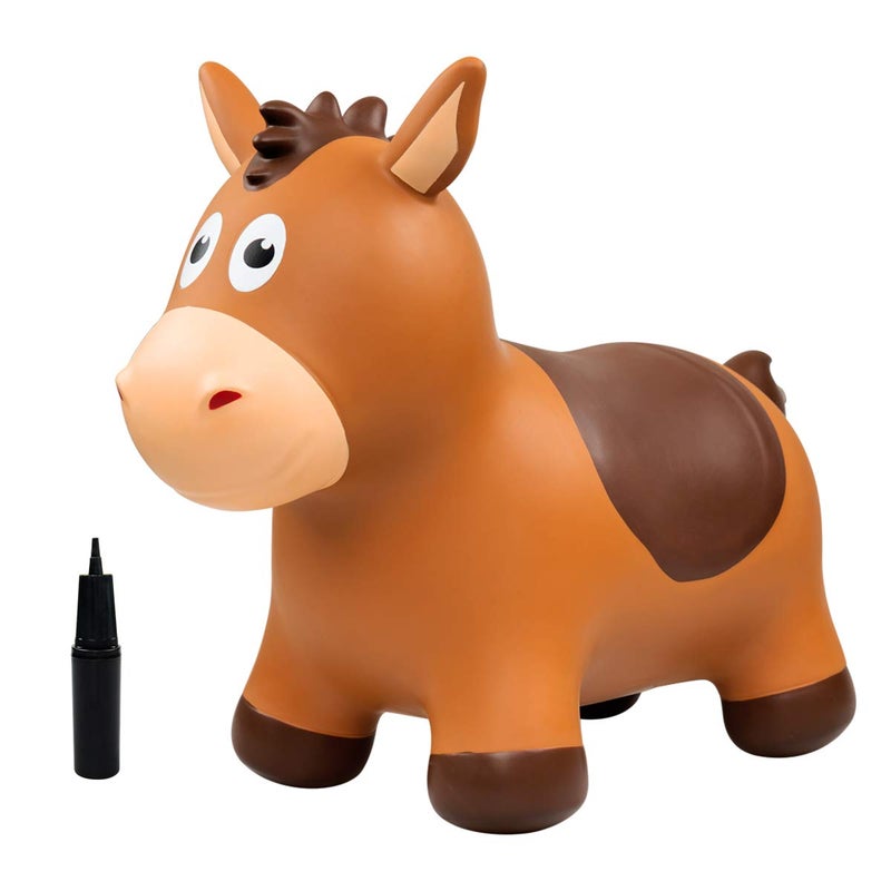 EVERICH TOY Inflatable Bouncy Animals Hopper and Horse for Toddlers Bouncy Animals for Toddlers Ride on Jumping Bounce Toys Birthday Gift for 18 Months 2 3 4 5 Year Old - Image 3