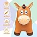 EVERICH TOY Inflatable Bouncy Animals Hopper and Horse for Toddlers Bouncy Animals for Toddlers Ride on Jumping Bounce Toys Birthday Gift for 18 Months 2 3 4 5 Year Old - Image 4
