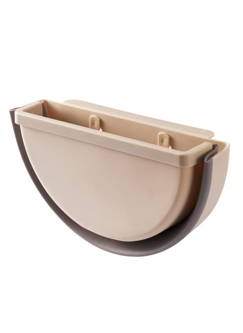 Generic - Kitchen Hanging Trash Can, Foldable Wall Mounted Waste Bin For Kitchen, Bathroom, and Car - Image 1