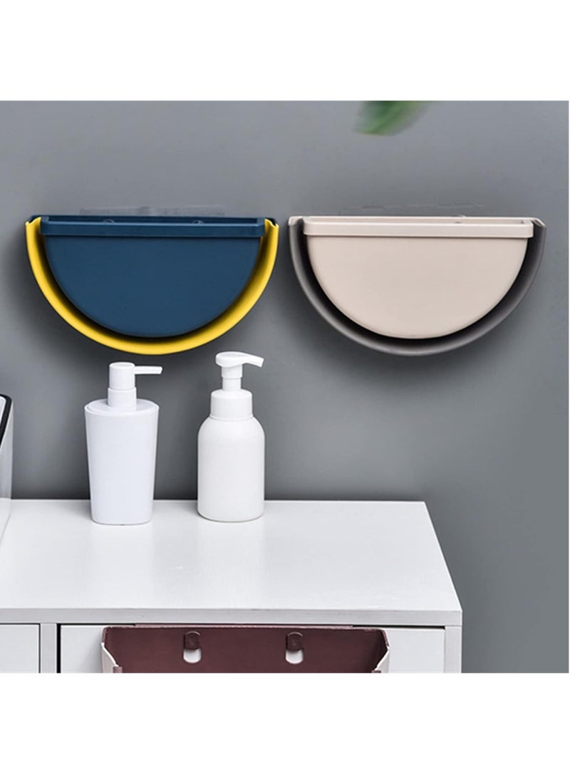 Generic - Kitchen Hanging Trash Can, Foldable Wall Mounted Waste Bin For Kitchen, Bathroom, and Car - Image 1