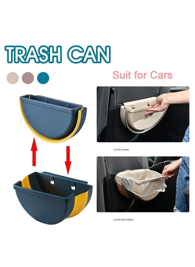 Generic - Kitchen Hanging Trash Can, Foldable Wall Mounted Waste Bin For Kitchen, Bathroom, and Car - Image 1