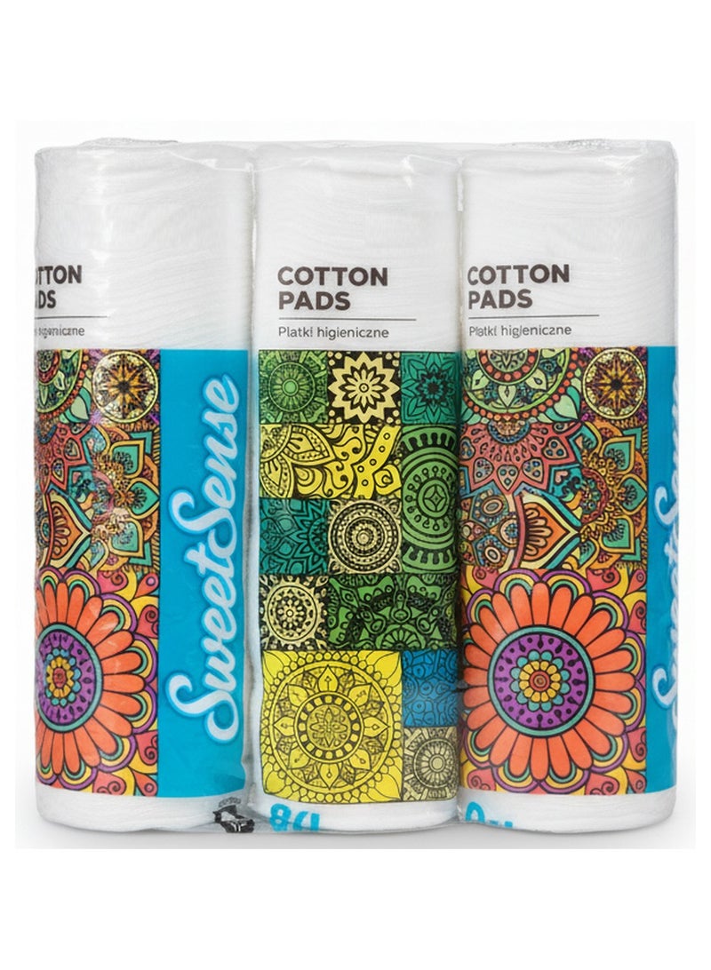 Sweet Sense Harper Hygienics Cotton Pads 3 X 80 Pcs Value Pack