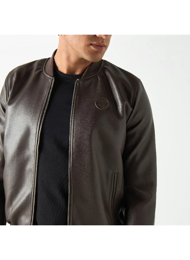 Lee Cooper Lee Cooper Zip Through Bomber Jacket with Pockets