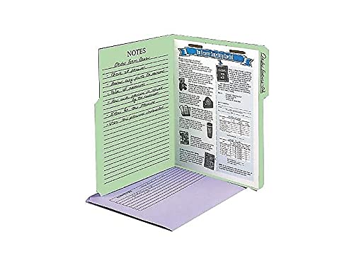 Pendaflex مجلدات ملاحظات مطبوعة بندافليكس 45270 مع مشبك، 1/3 قطع تبويب علوي، حجم خطاب، متنوعة (عبوة من 30) - Image 3