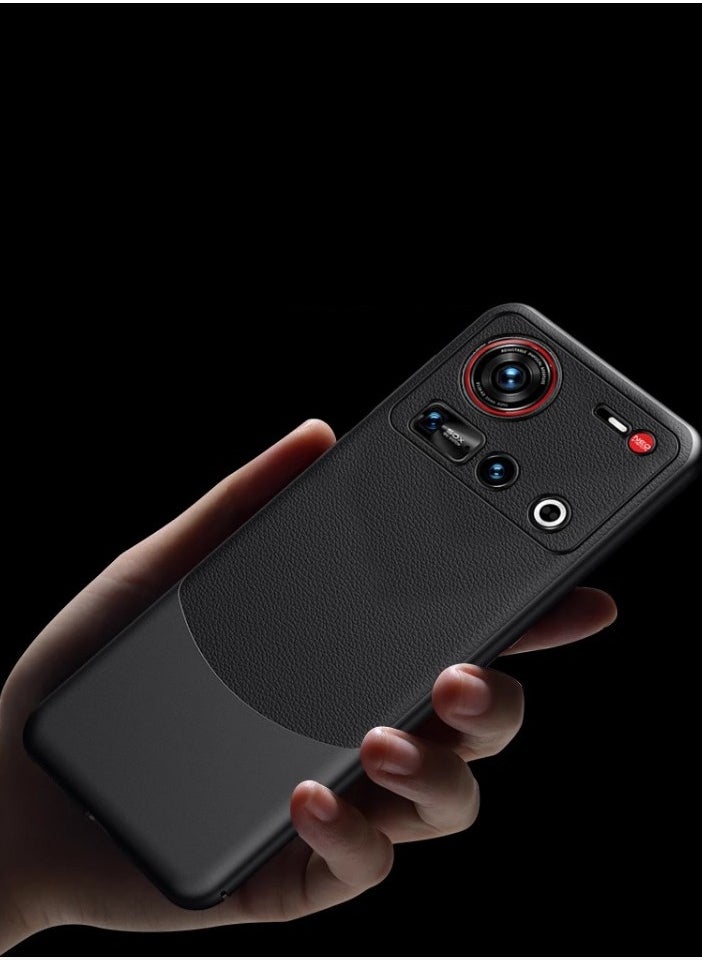 General Compatible with ZTE Nubia Z70 Ultra 5G Case Luxury PU leather Skin With Magnetic Protective Back Cover Case For Nubia Z70 Ultra  - Image 2