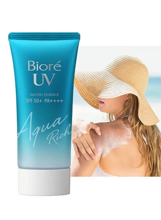 بيوريه واقي شمس إيسنس مائي SPF 50+ PA++++ 50 مل – حماية شمسية غنية بالماء ومنعشة - Image 1
