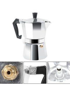 Generic Espresso Percolator Coffee Maker Silver/Black  - Image 4