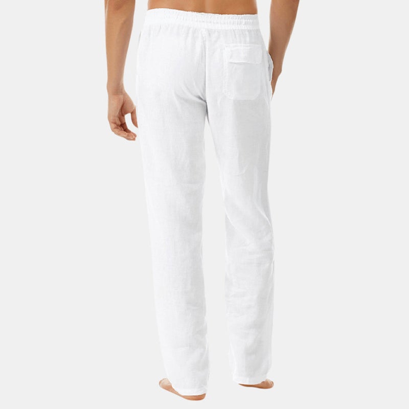 Men's Casual Cotton Linen Pants - Image 3