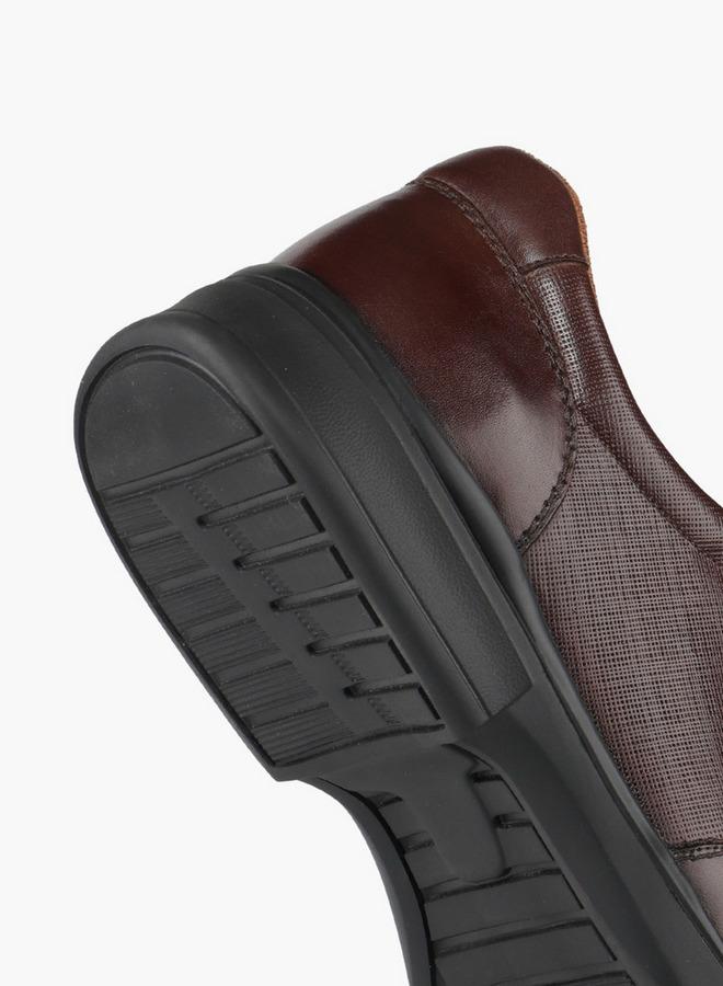 Le Confort Men Lace-Up Leather Derby Shoes - Image 5