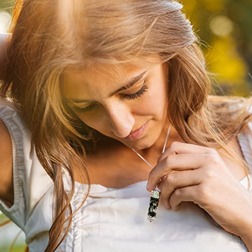 Ayana Wellness AYANA Piezo Black Tourmaline Necklace for Women - Hex Pencil Pendant with Bionized Black Tourmaline Crystals, Cho Ku Rei Reiki Charged Orgonite Chakra Protection Necklaces - Image 4