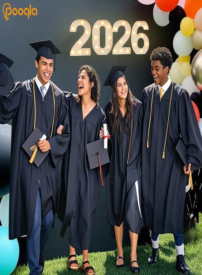 Pooqla Light Up Numbers 2026, Giant Marquee Numbers for New Year Decorations, 2026 Graduation Decorations for High School Seniors College Class of 2026 Party Classroom Decoration, Warm White - Image 4