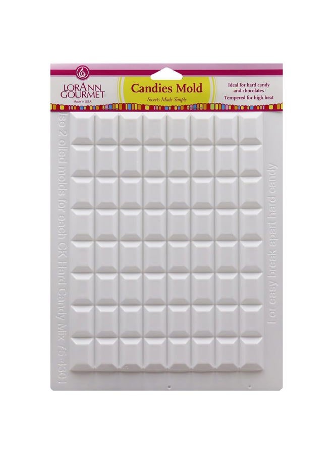 LorAnn Oils Hard Candy Making Mold Gems Set - Includes Jewels, Break Apart Hexagon, and Break-Apart Rectangle - Image 2