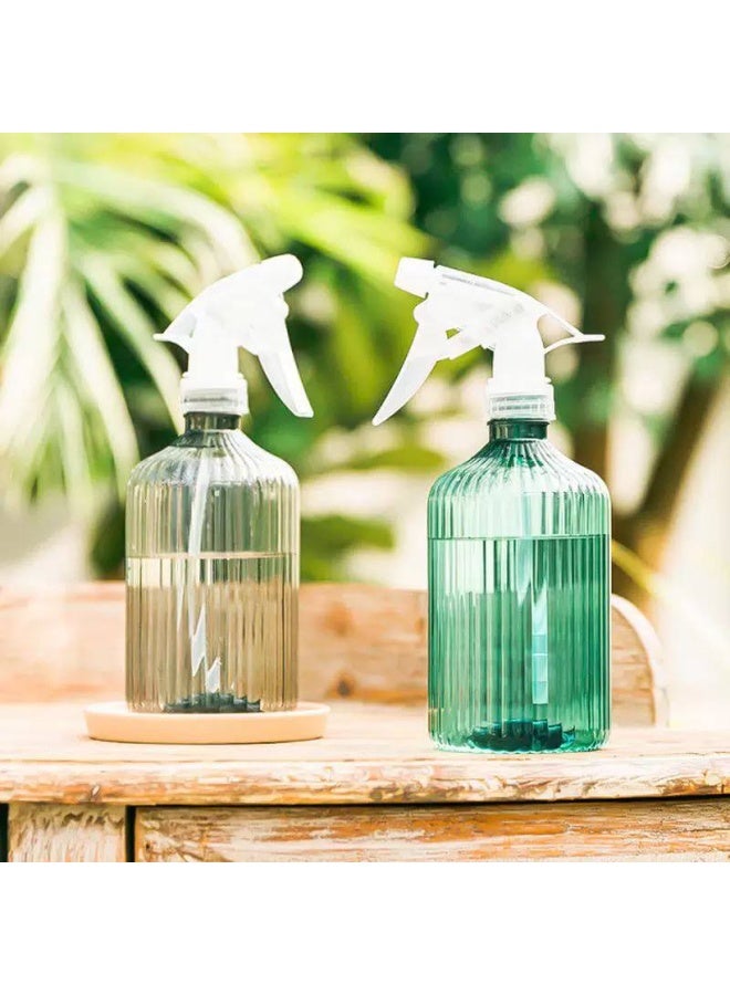 Set of 2 Multi-Purpose Leak-Proof Sprayers - Reusable Clear Plastic Bottle - Image 1