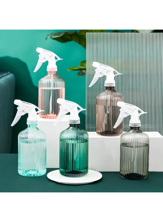 Set of 2 Multi-Purpose Leak-Proof Sprayers - Reusable Clear Plastic Bottle - Image 2