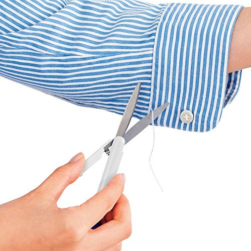 Plus Pen Style Compact Twiggy Scissors with Cover, White - Image 3