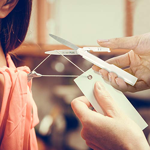 Plus Pen Style Compact Twiggy Scissors with Cover, White - Image 4