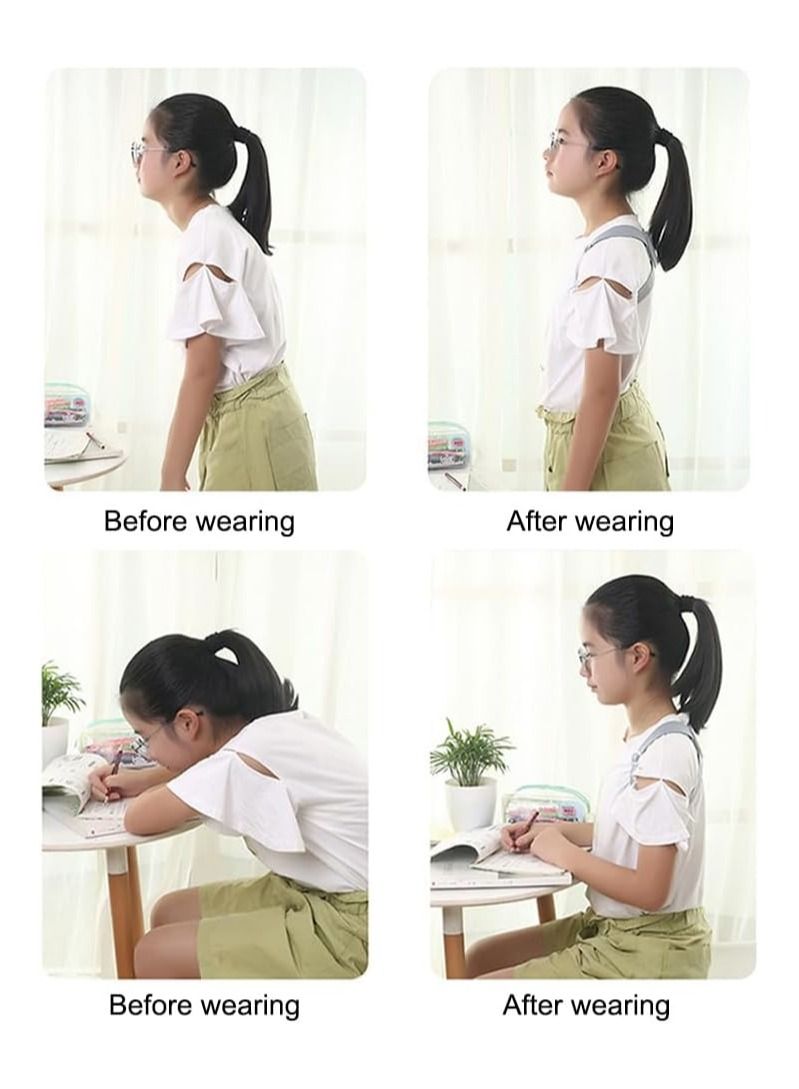 ياميم مصحح وضع ذكي مع مستشعر للتذكير بالاهتزاز للرجال والنساء ، تذكير بوضعية الظهر للمراهقين والأطفال بزاوية قابلة للتعديل وحزام يساعدان في الحفاظ على الوضع الصحيح - Image 2